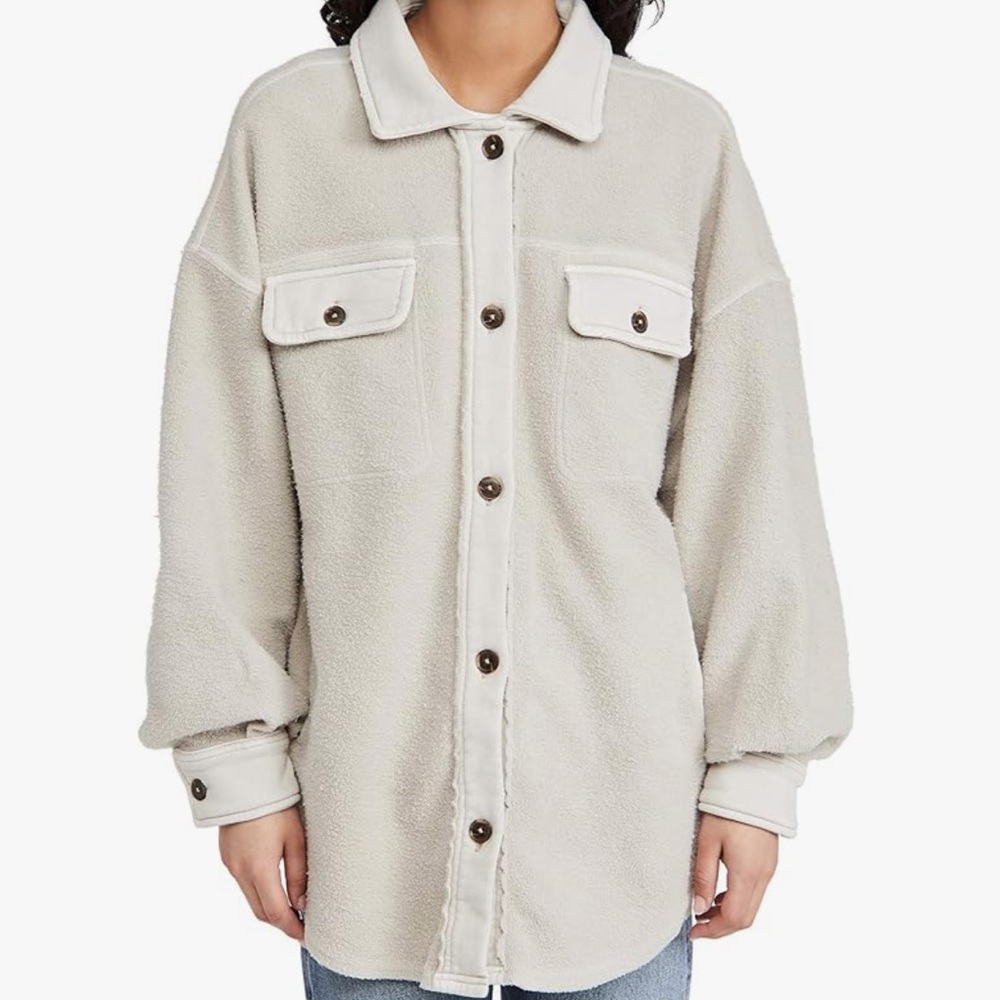 Free People Button-Up Jacket